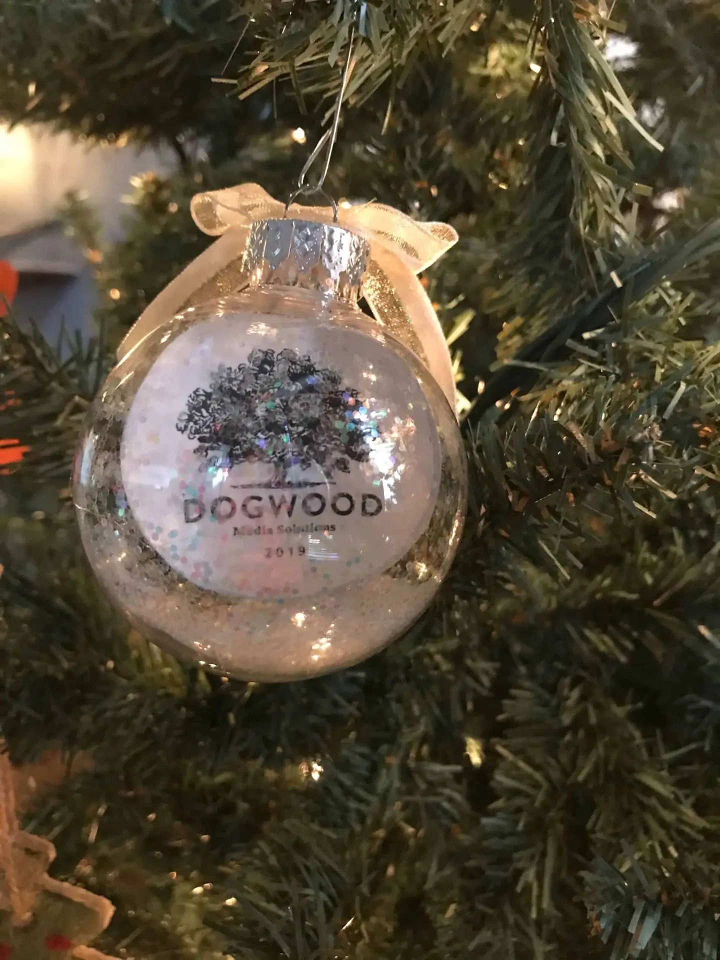 dogwood christmas ornament