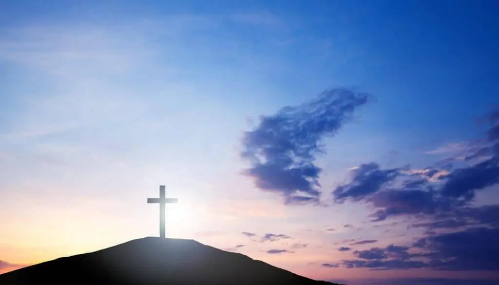 cross on top of hill