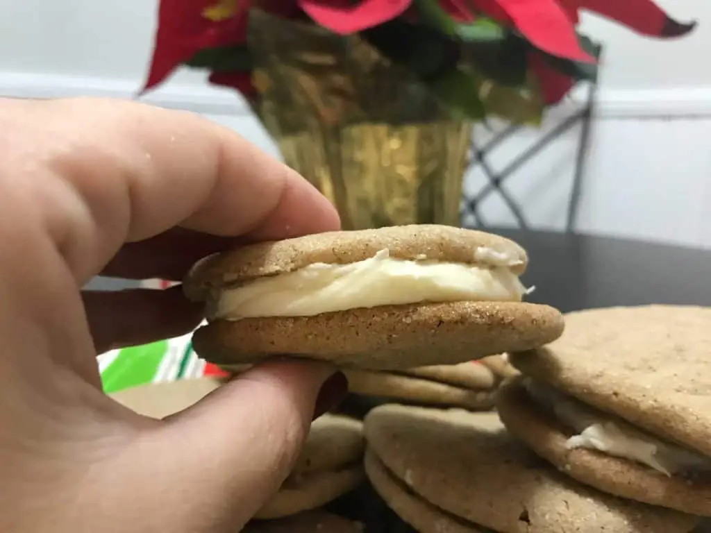 Gingersnap Double Doozies with Orange Cream Cheese Icing 3