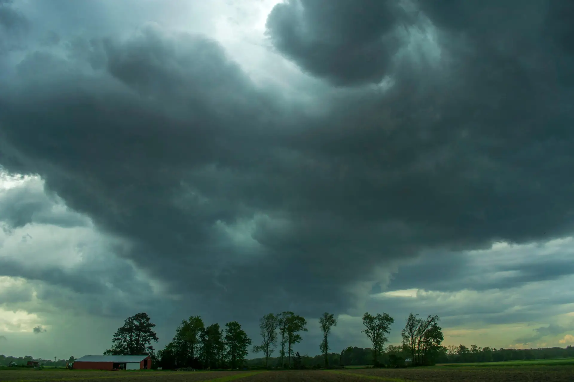 dark stormy sky