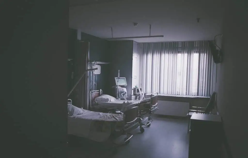 hospital room on oncology floor