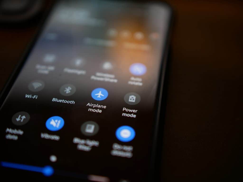 Airplane Mode and Alarm Clocks For Productivity 1 phone on airplane mode