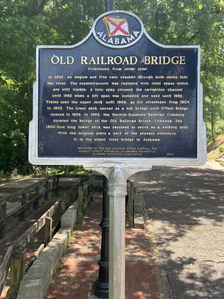 The Old Railroad Bridge in The Shoals 8